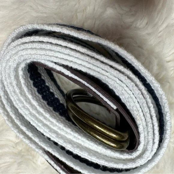 Belt Cloth Black & White Striped - Picture 2 of 10